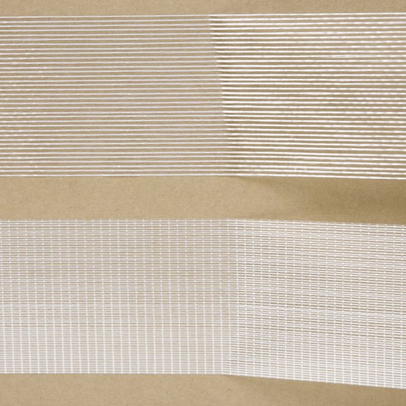 Filament-Klebeband transparent, mit Glasfasern verstärkt