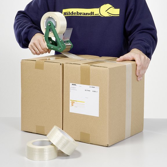Filament-Klebeband optimal zum Bündeln oder Umreifen von schweren Packgütern
