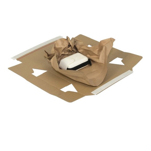 Paperpac Versandkarton mit integrierter Papierpolsterung